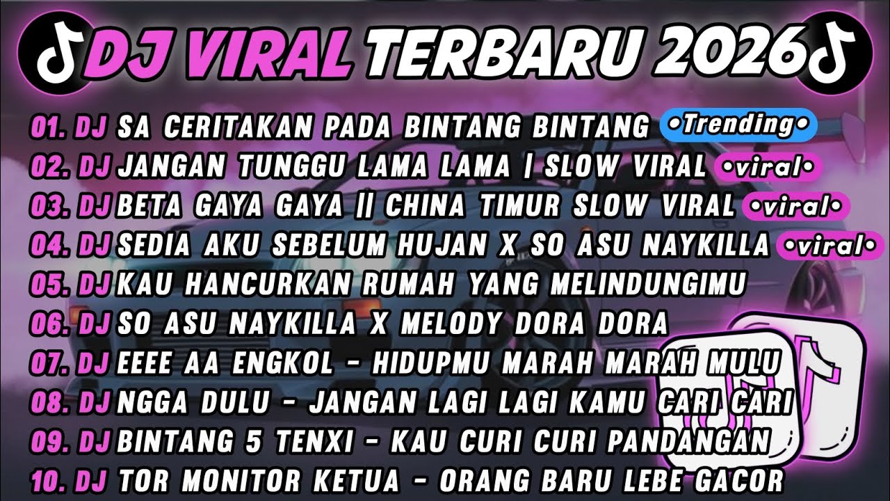 DJ TIKTOK TERBARU 2025🎵DJ SA CERITAKAN PADA BINTANG BINTANG🎵DJ JANGAN TUNGGU LAMA LAMA || FULL ALBUM