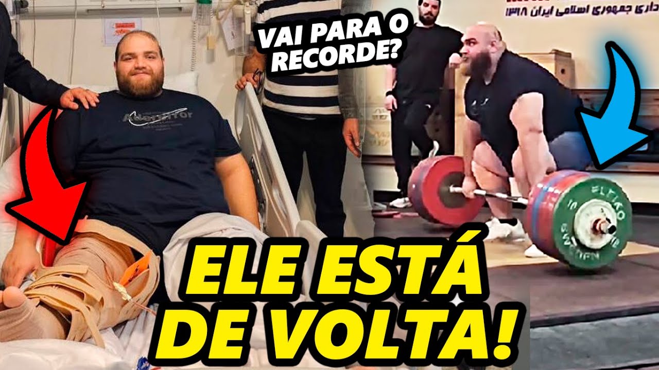 FENÔMENO da Força de 22 Anos SUPERA Grave Lesão e Volta a LEVANTAR Pesos Absurdos!
