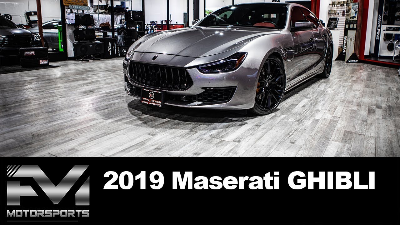 Black Out package & Ceramic Pro on this 2019 Maserati Ghibli