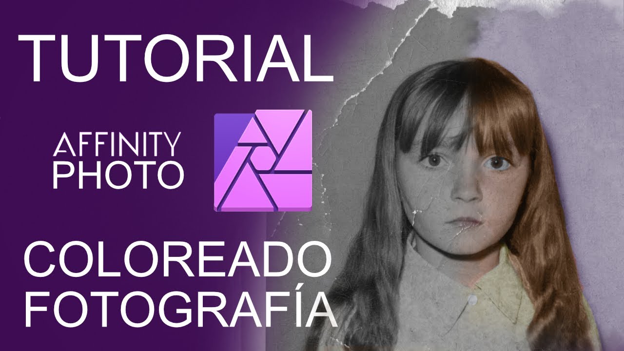 Colorear foto antigua en blanco y negro ✅ | TUTORIAL AFFINITY PHOTO ESPAÑOL ✅