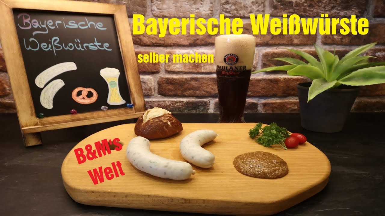 Bayerische Weißwürste selber machen