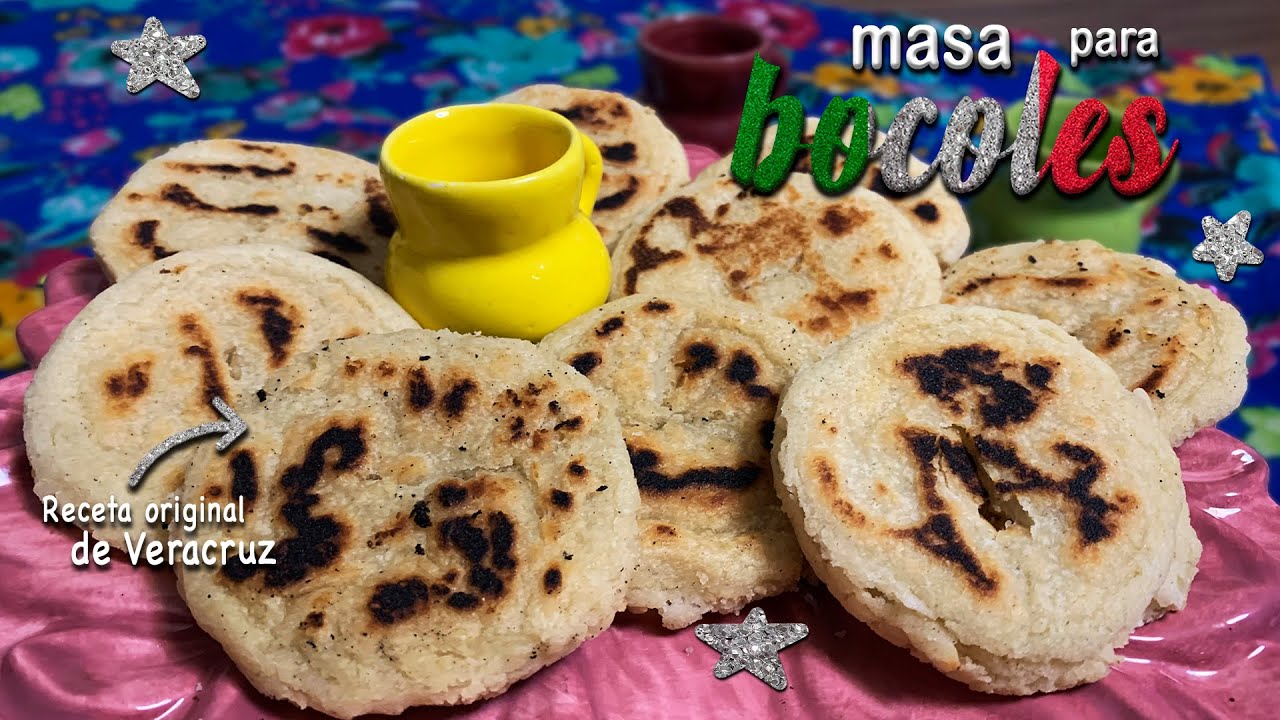 🇲🇽 MASA para BOCOLES VERACRUZANOS - Recetas MEXICANAS TRADICIONALES