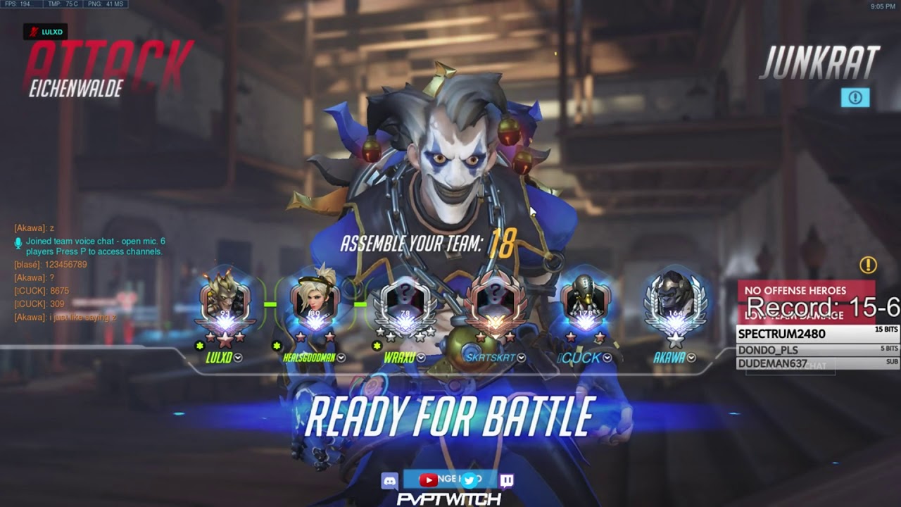 #1 Hanzo / Mercy / Junkrat WORLD on the SAME TEAM?