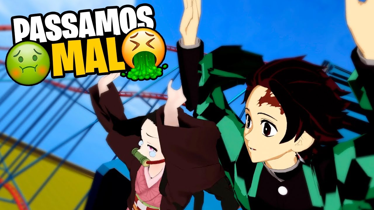 TANJIRO E NEZUKO PASSARAM MAL NO PARQUE (Demon Slayer Vr)