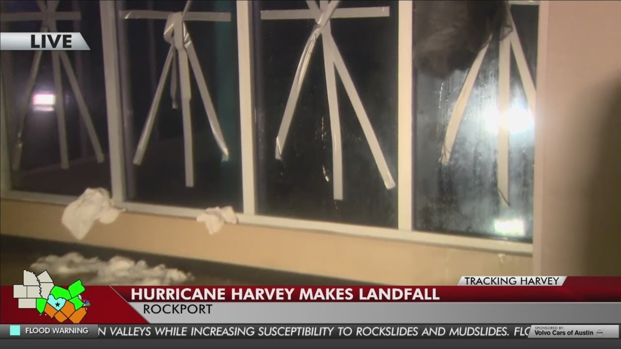 Hurricane Harvey makes landfall in Rockport
