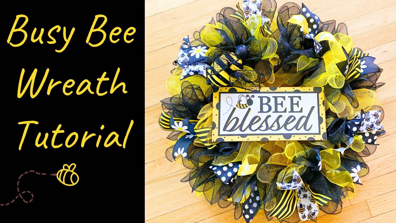 Bee Wreath | Woodland Ruffle | Beginner Level