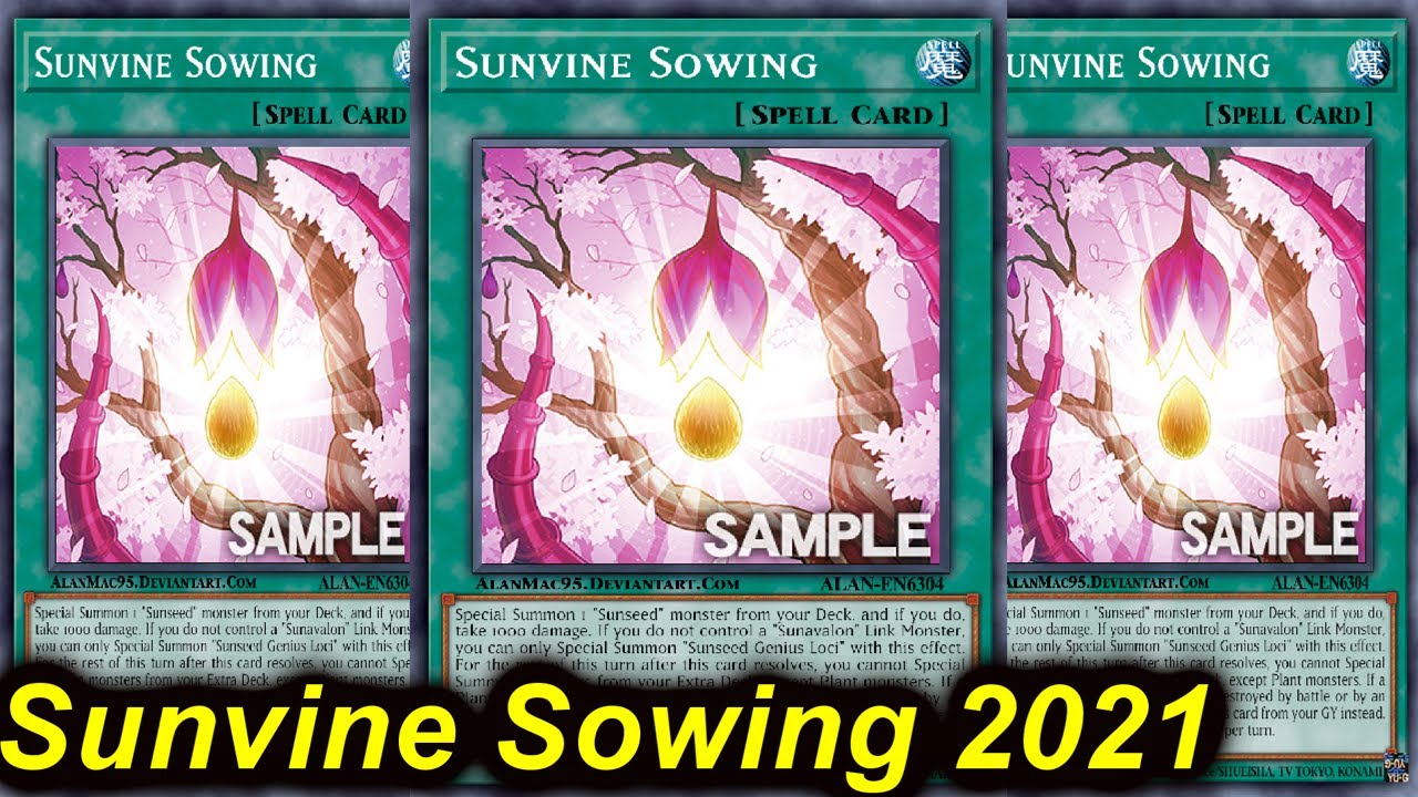 【YGOPRO】SUNVINE/SUNAVALON SOWING DECK 2021
