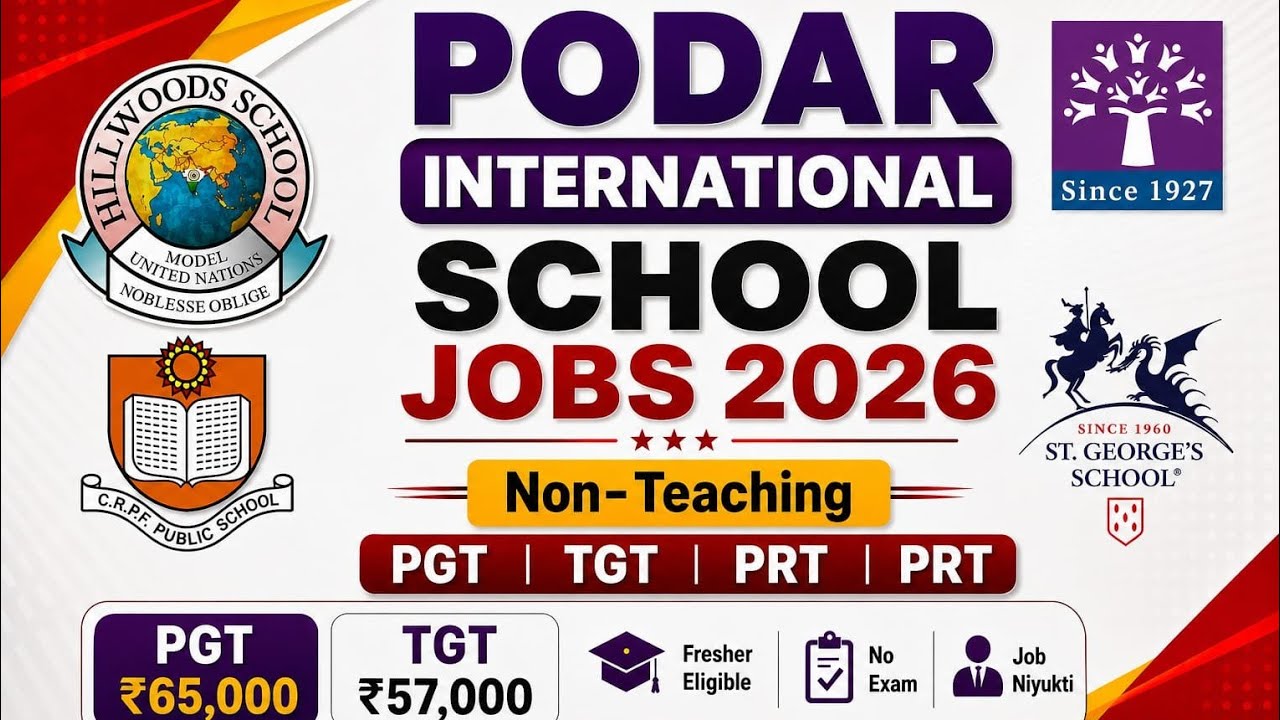 TOP SCHOOLS HIRING 2026-27 🚨 Teaching & Non-Teaching Jobs | Salary UPTO ₹65,000 | Apply Now| PGT TGT