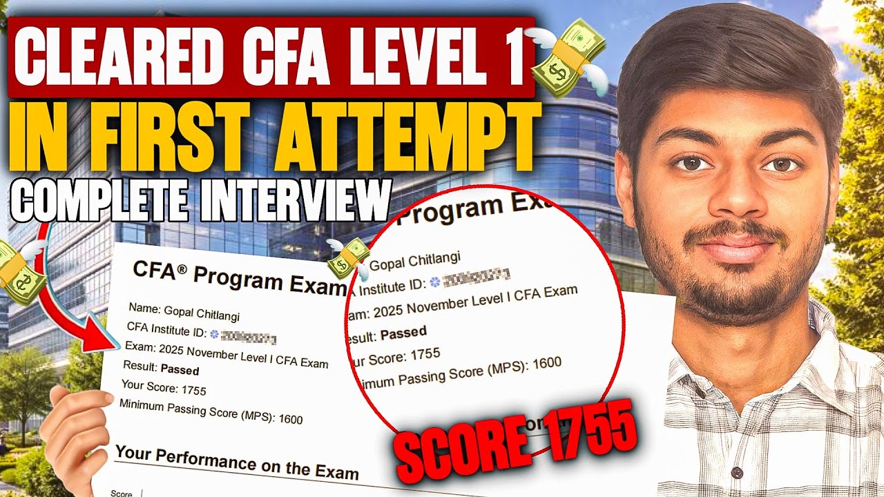 The Study Blueprint That Got Me Through CFA Level 1