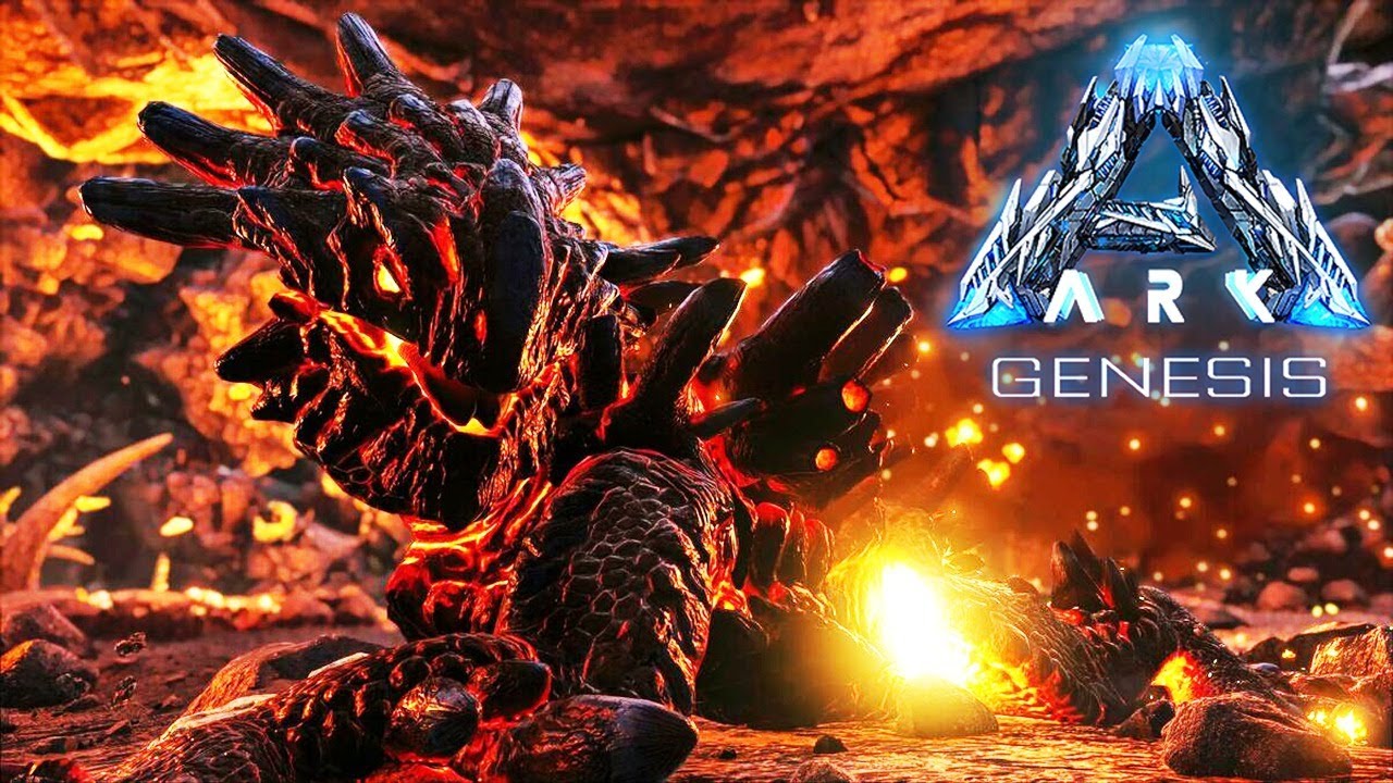 DIRECTO! - La caza de huevos de Magmasaur! SOBREVIVIENDO EN ARK GENESIS Parte 1