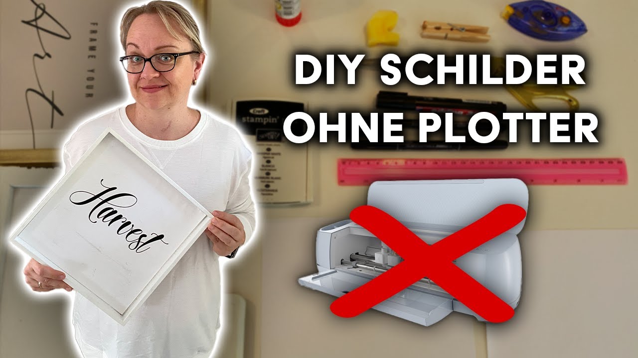 Vintage Schilder selber machen: DIY-Bastel-Ideen ohne teure Plotter
