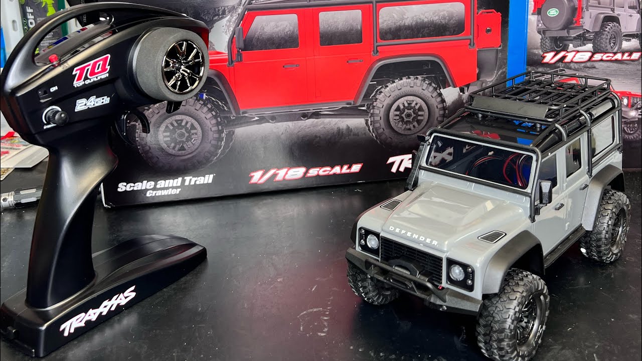 Présentation Traxxas trx4m 1/18 Land Rover defender 110