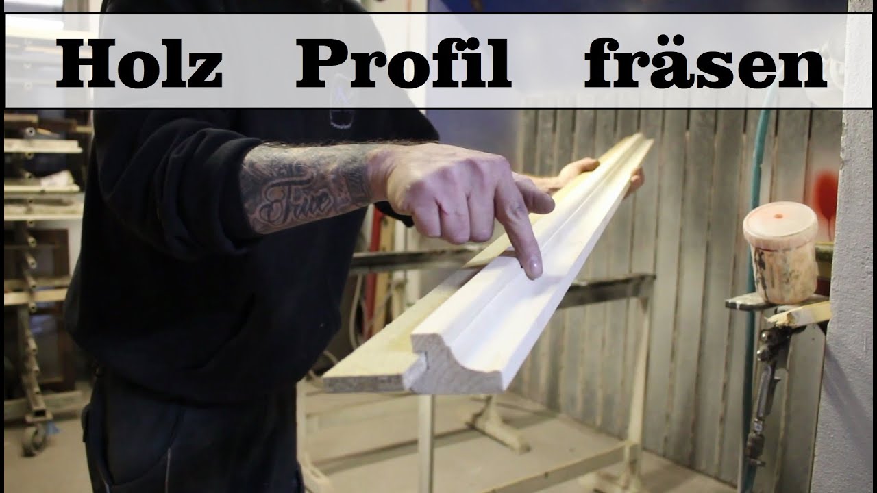 Stuckleiste aus Holz bauen mit der Tischfräse