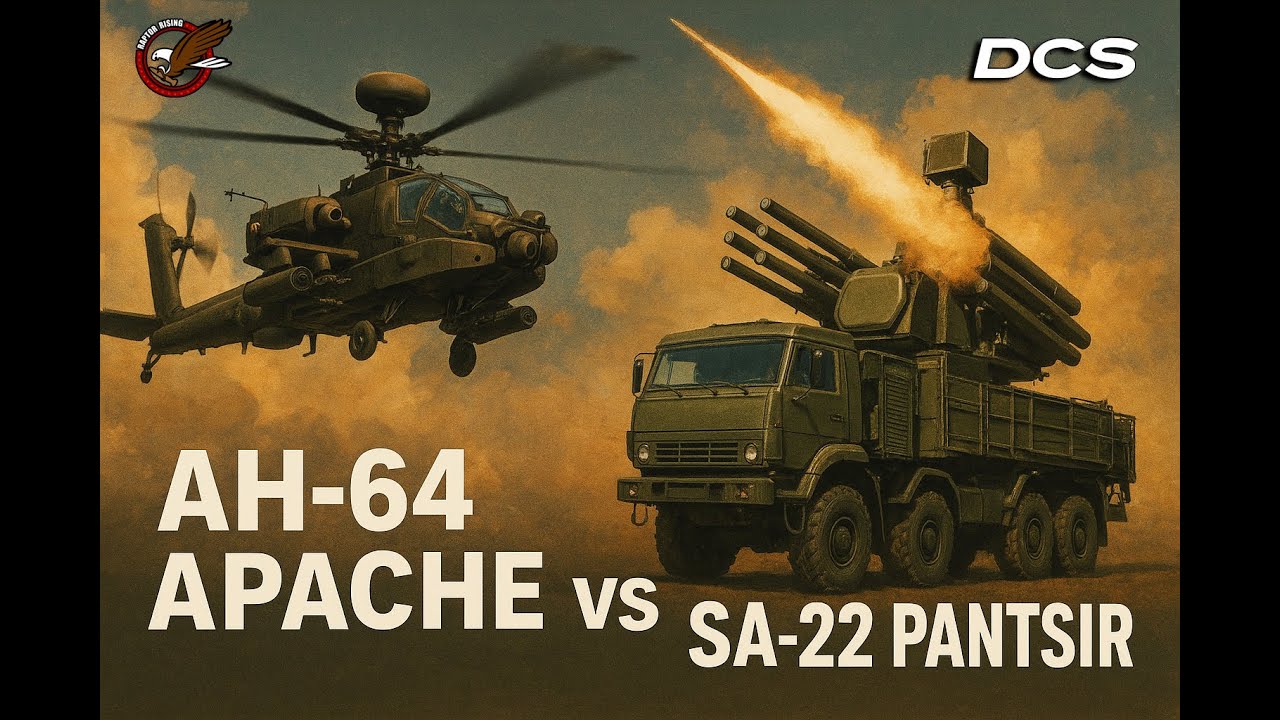 «Апач» против «Панциря»: решающее сражение! || DCS AH-64 SAM Strike || 4K 60 FPS RTX 5090
