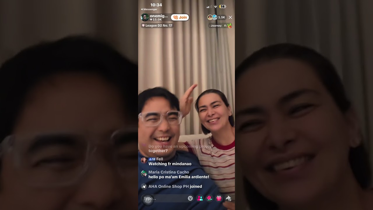 Live of Onemig & Aiko Melendez CTO:onemigbondoc #oneko #aikomelendez  #onemigbondoc #onekofans 31226