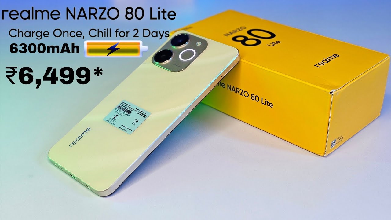 Is REALME Narzo80 Lite The BEST Budget Phone With 6300mah Battery?
