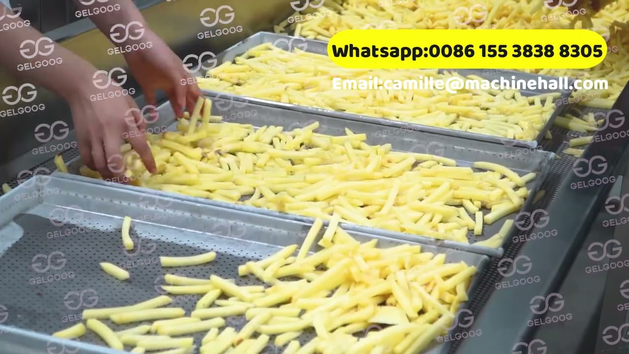 Small Scale Frozen French Fries Production Line How to Make Frozen French Fries In Factory