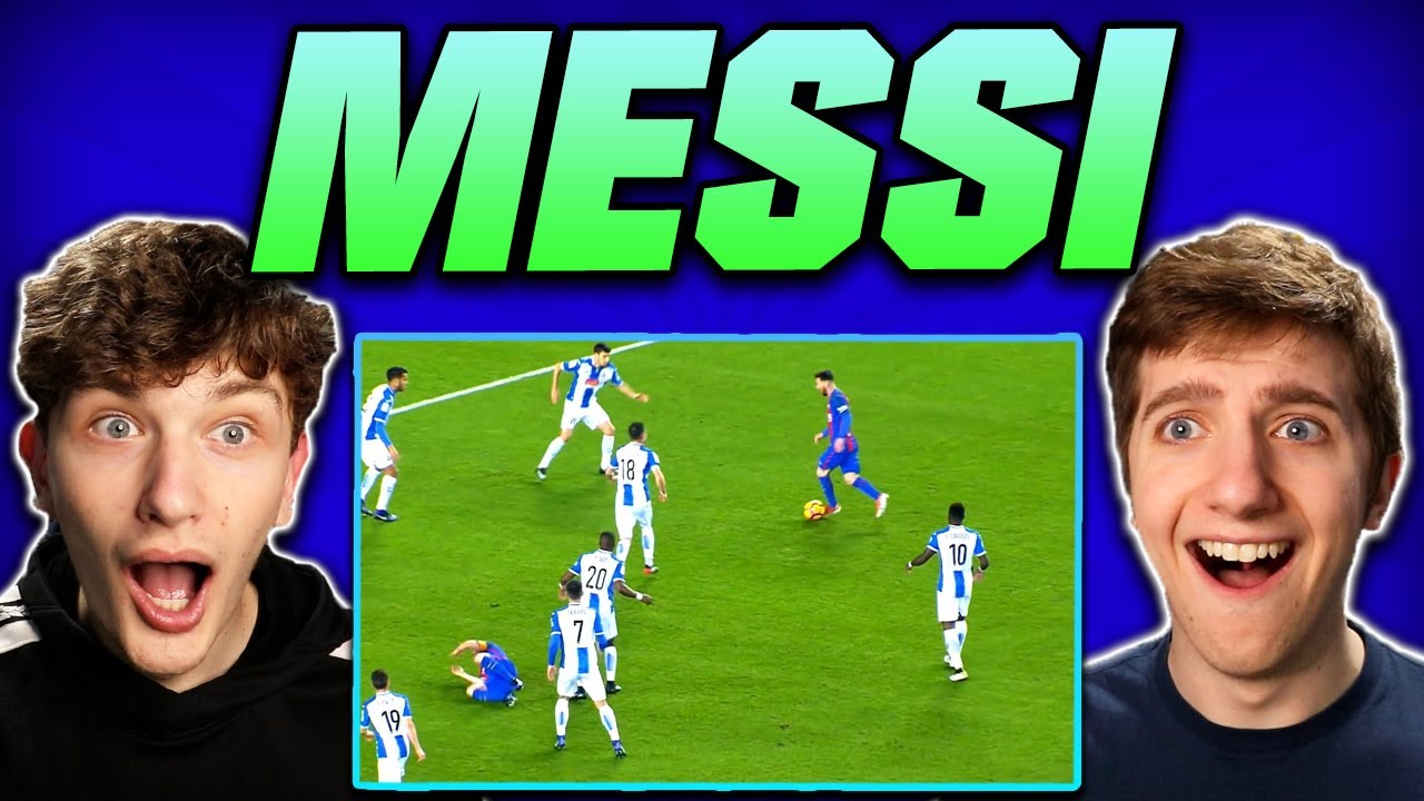 Americans React to 20 Lionel Messi Dribbles That Shocked The World