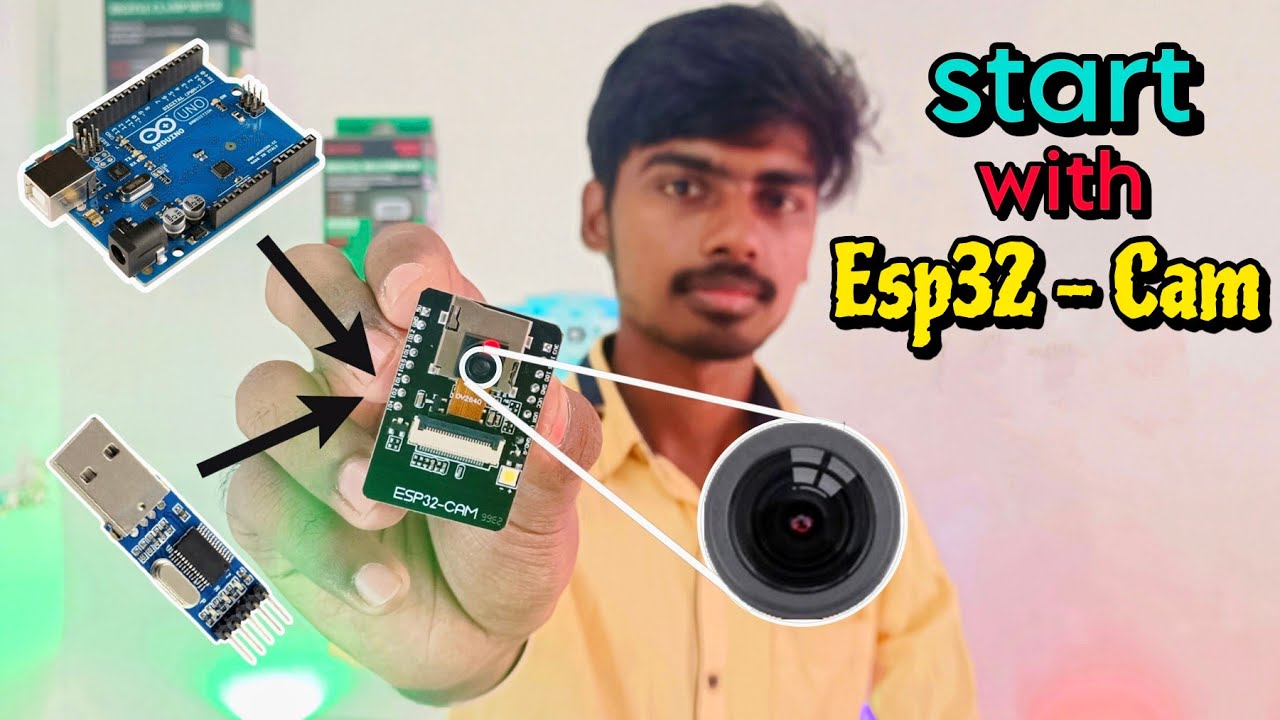 Start with Esp32-cam Module | interface Arduino and TTL Converter with Esp32-Cam | Esp32-Camera