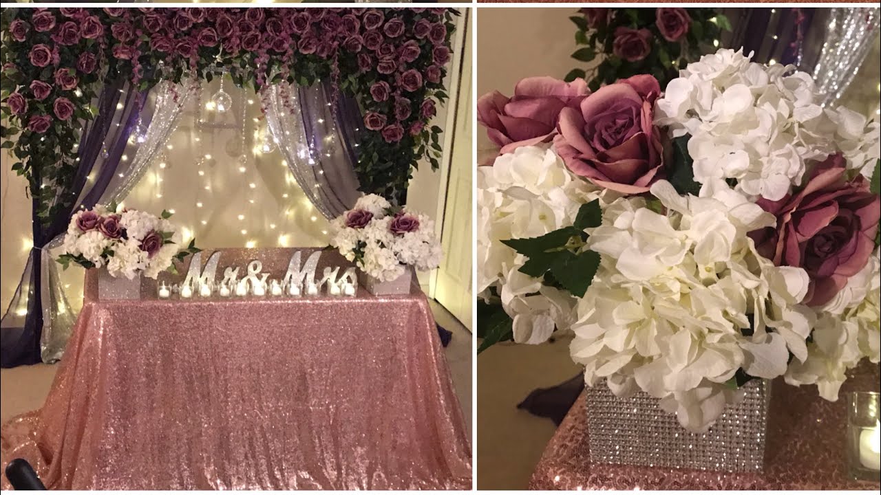 DIY- backdrop decor for any occasion DIY- purple floral decor