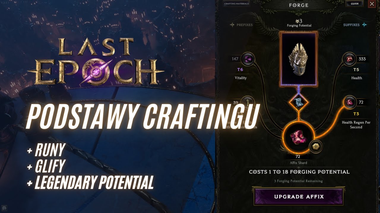 CRAFTING w LAST EPOCH - jak tworzyć własne przedmioty?