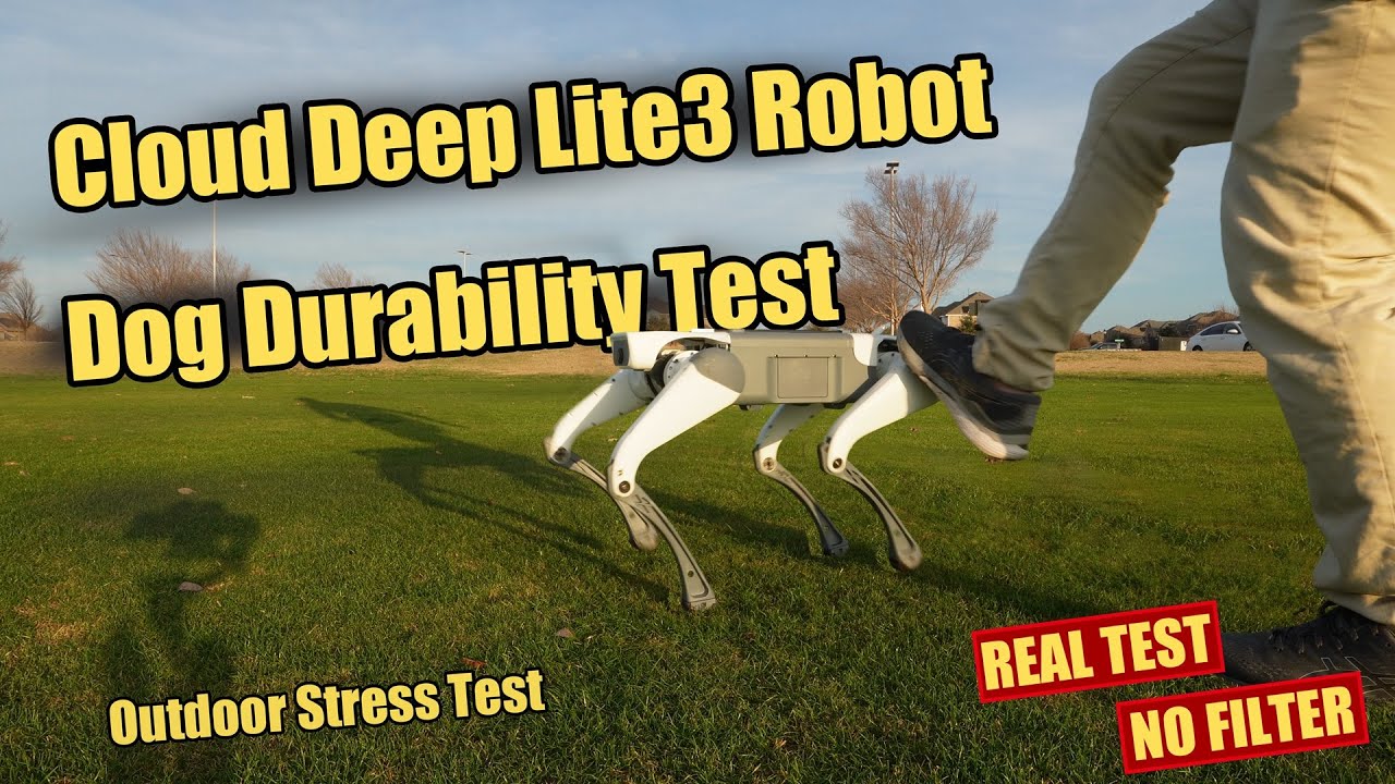 Тест на прочность робота-собаки Cloud Deep Lite3: удары, падения и экстремальные нагрузки!