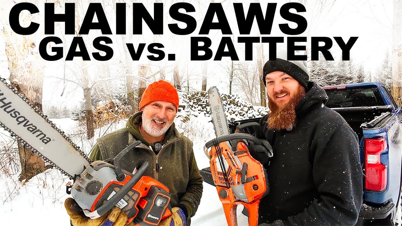 HUSQVARNA 550XP GAS VS 550i XP BATTERY SAW