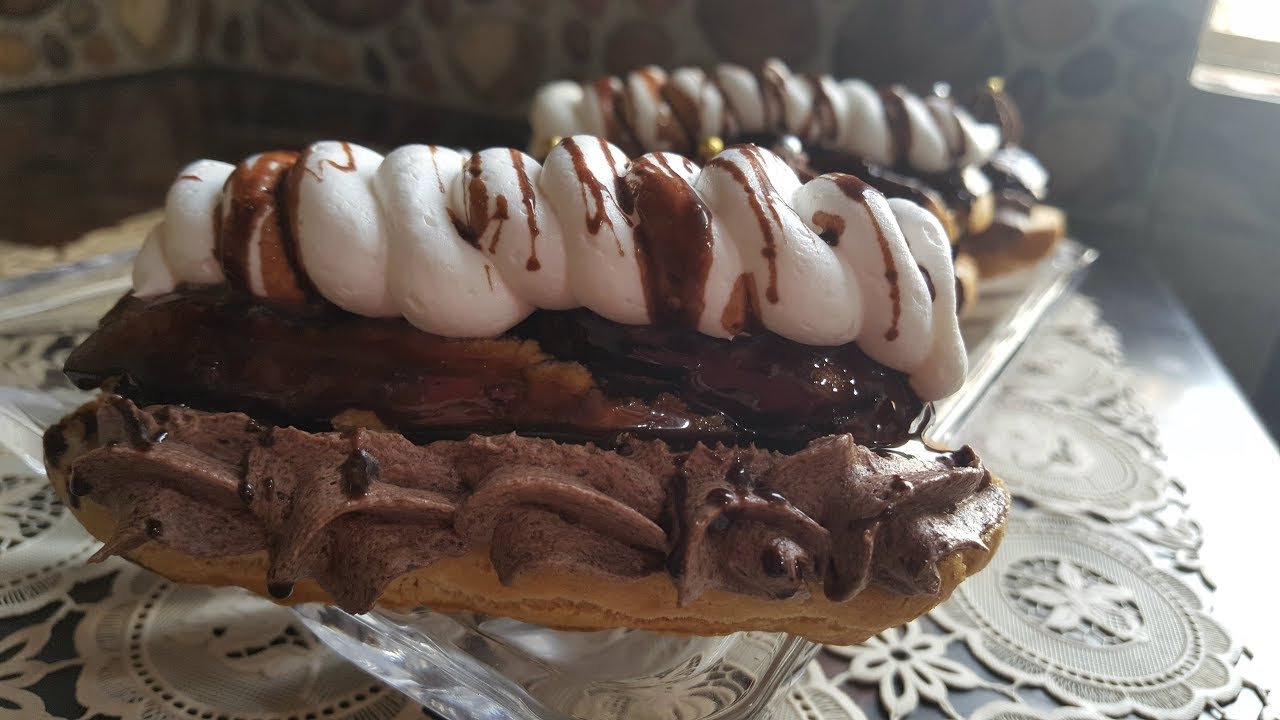 How to make MALTED CHOCOLATE ECLAIRS!