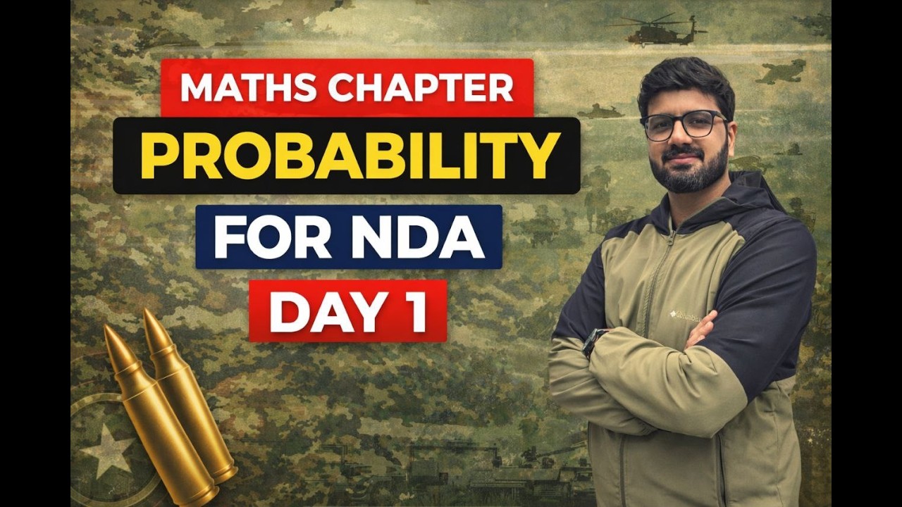PROBABILITY MATHS class 1  BY ABHIJEET SIR  #nda #missionnda #nda #education #doa #pro