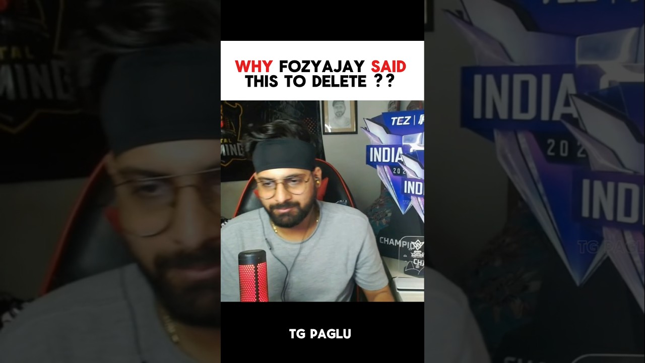 Fozyajay Said to Delete 😱💯 