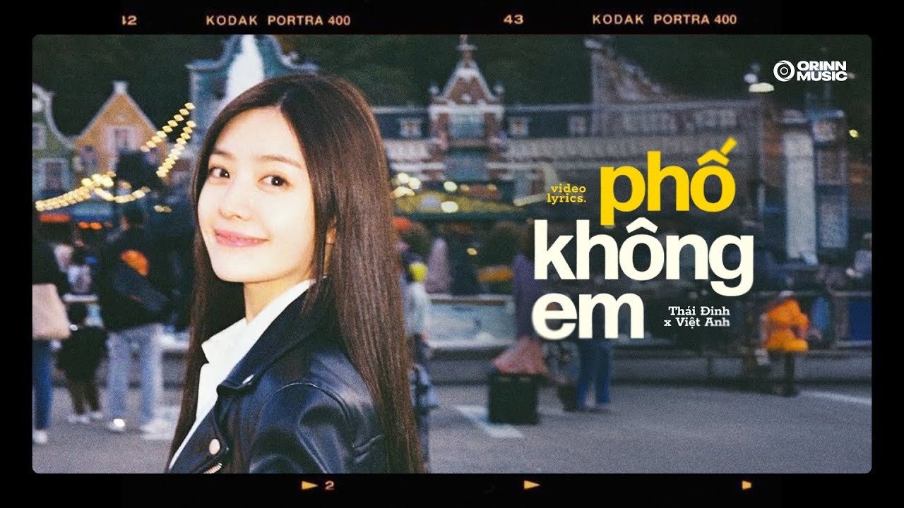 Phố Không Em (ST: Thái Đinh) - Việt Anh Cover | VIDEO LYRICS
