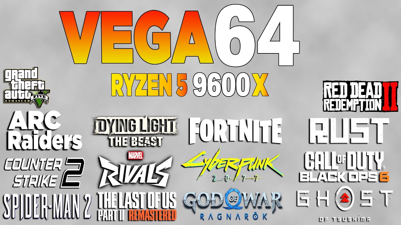 RX VEGA 64 vs Test in 18 Games 1080p | Still a Beast?