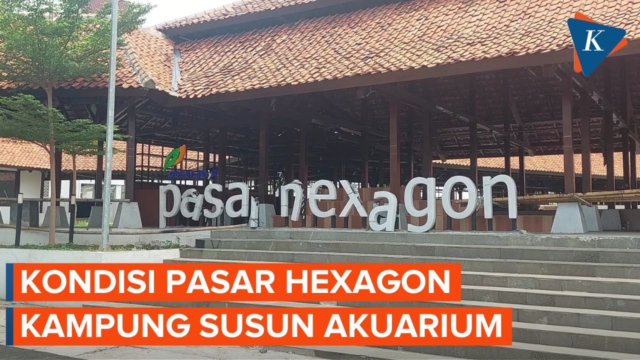 Situasi Pasar Hexagon Kampung Susun Akuarium yang Telantar...