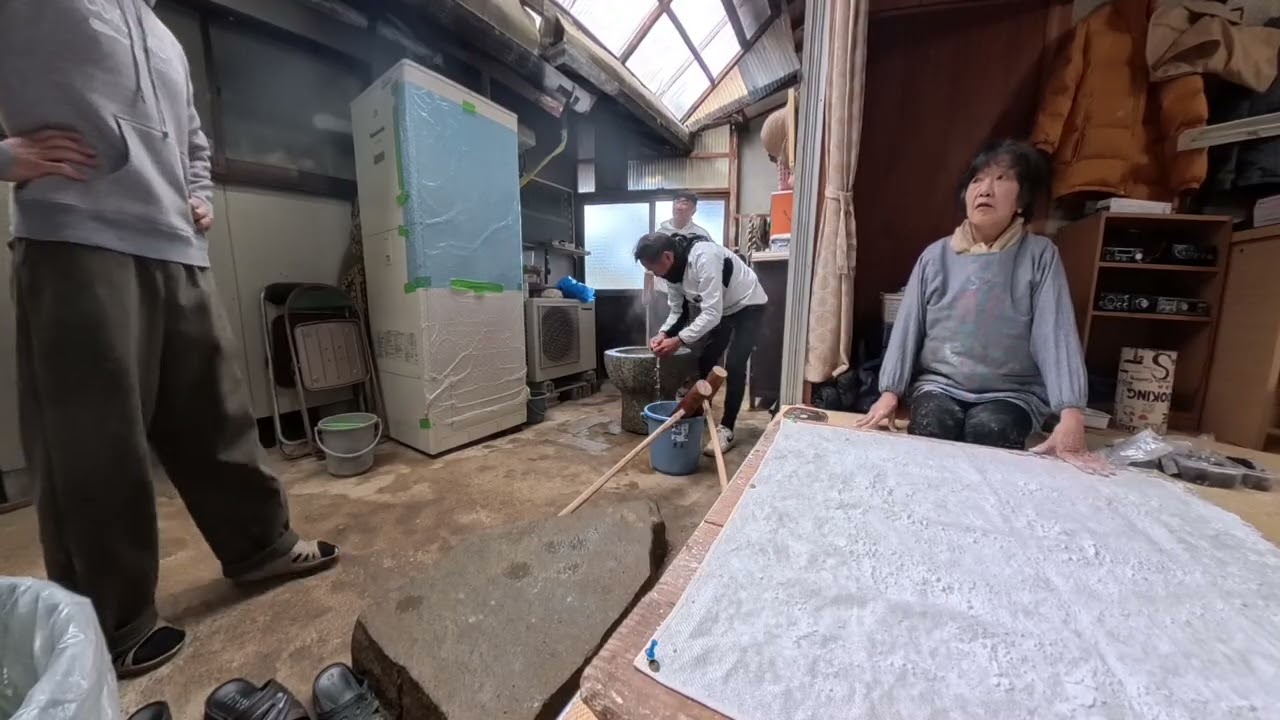 2025年の逸見家餅つき