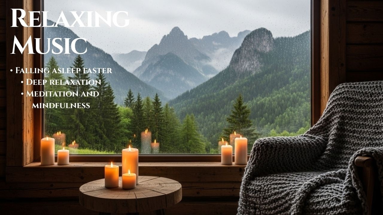 Midnight Rain 🌙 Soft Piano Sleep Music for Stress & Insomnia, deep sleep music, relaxing rain sounds