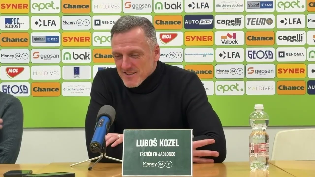 Luboš Kozel po vítězství nad Bohemians