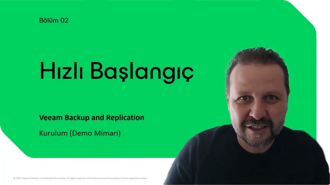 Hızlı Başlangıç 02: Hızlı Veeam Backup & Replication Kurulumu