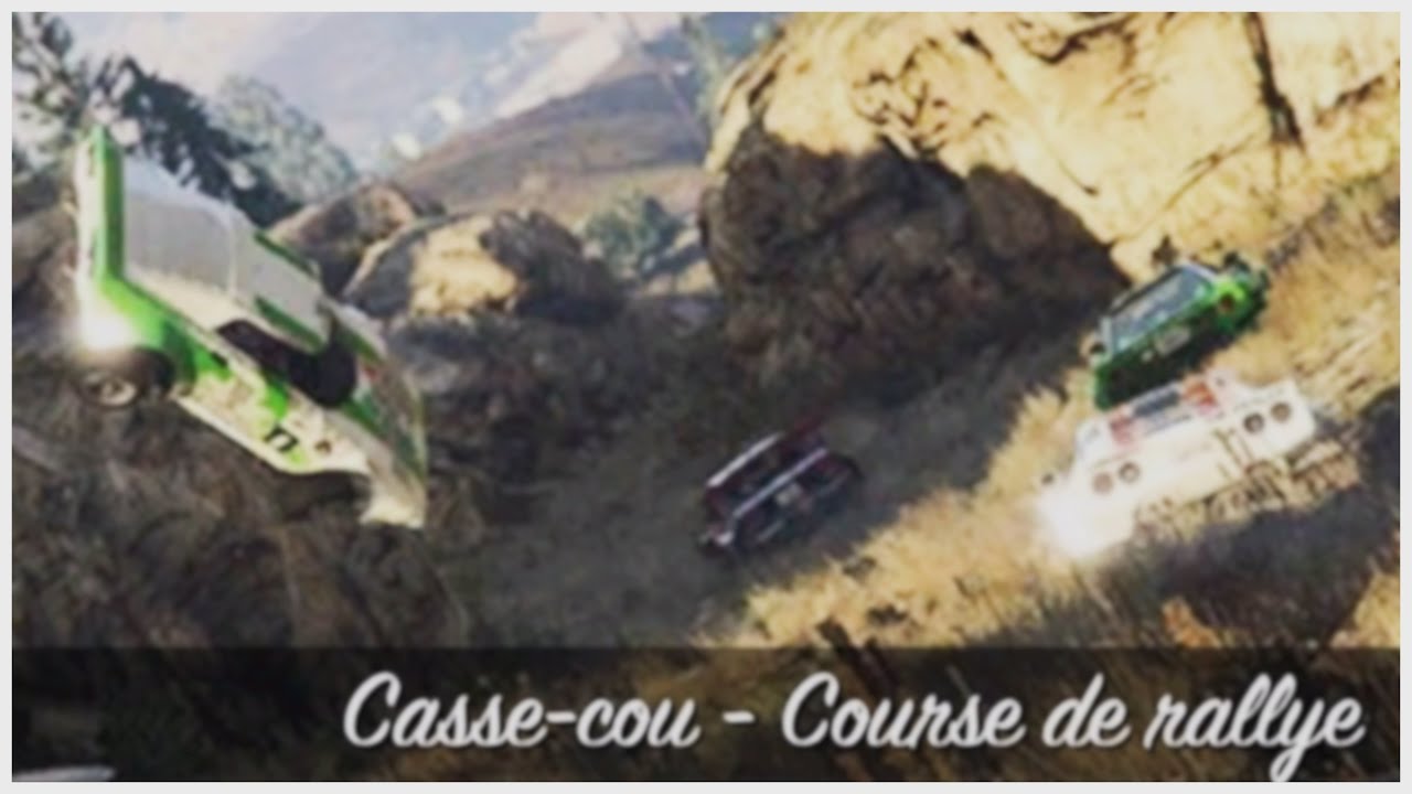 GTA ONLINE COURSE CASSE-COU - COURSE DE RALLYE