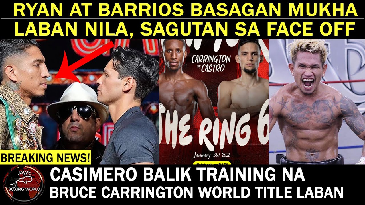 RYAN GARCIA At MARIO BARRIOS Nagharap Na BASAG4N Na Mukha Daw Labanan Nila | CASIMERO Balik Ensayo