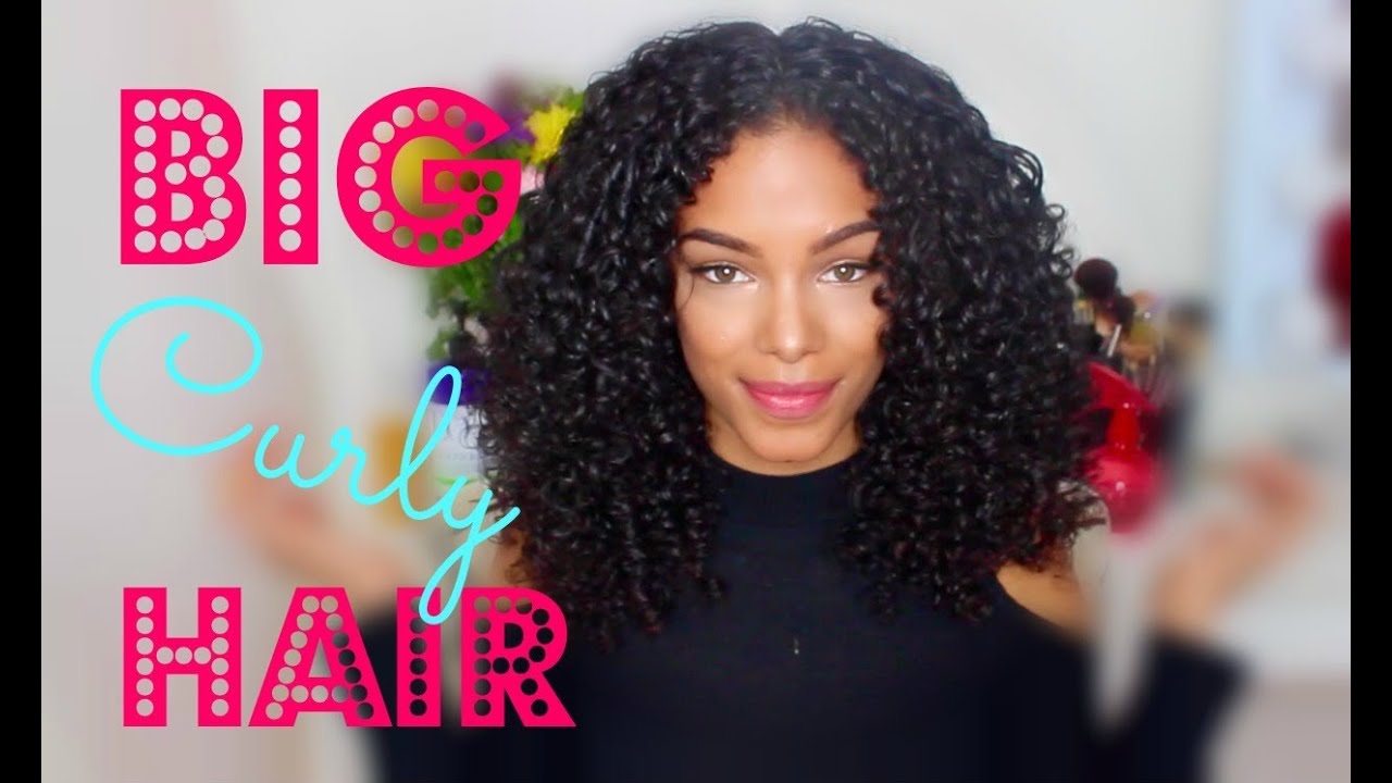 Voluminous BIG Curly Hair Routine | SunKissAlba