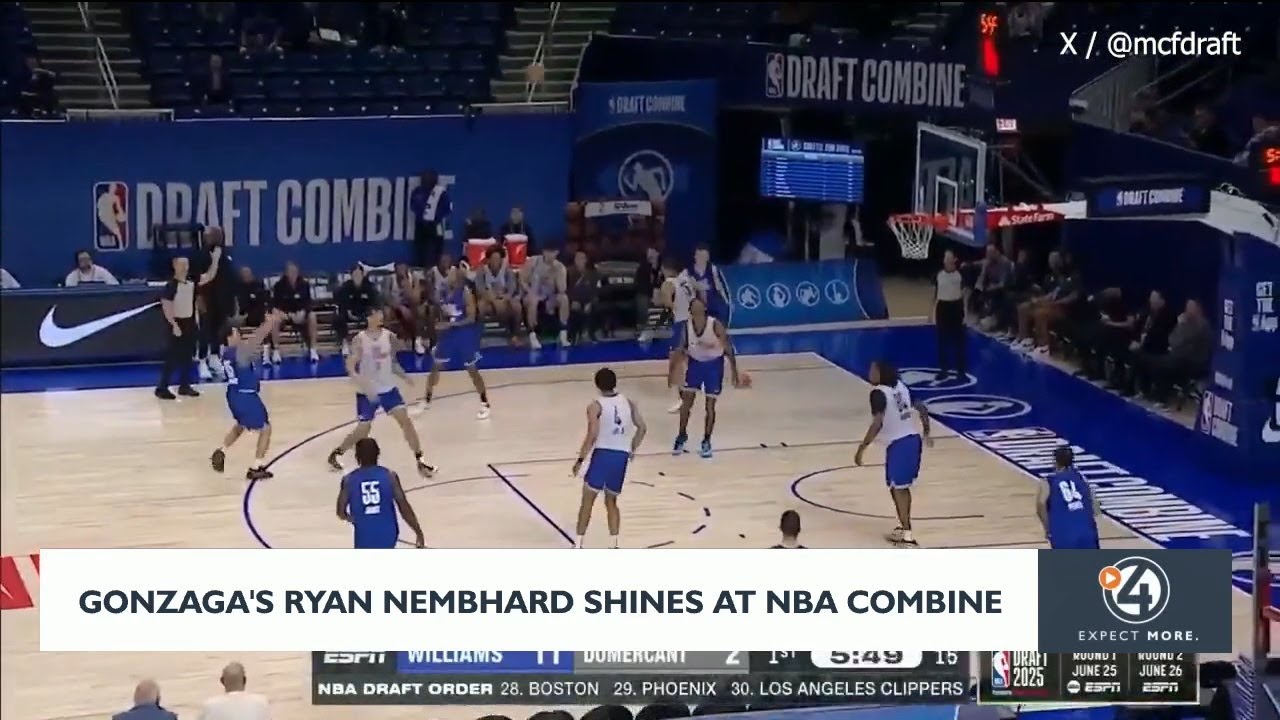 Gonzaga's Ryan Nembhard shines at NBA Combine