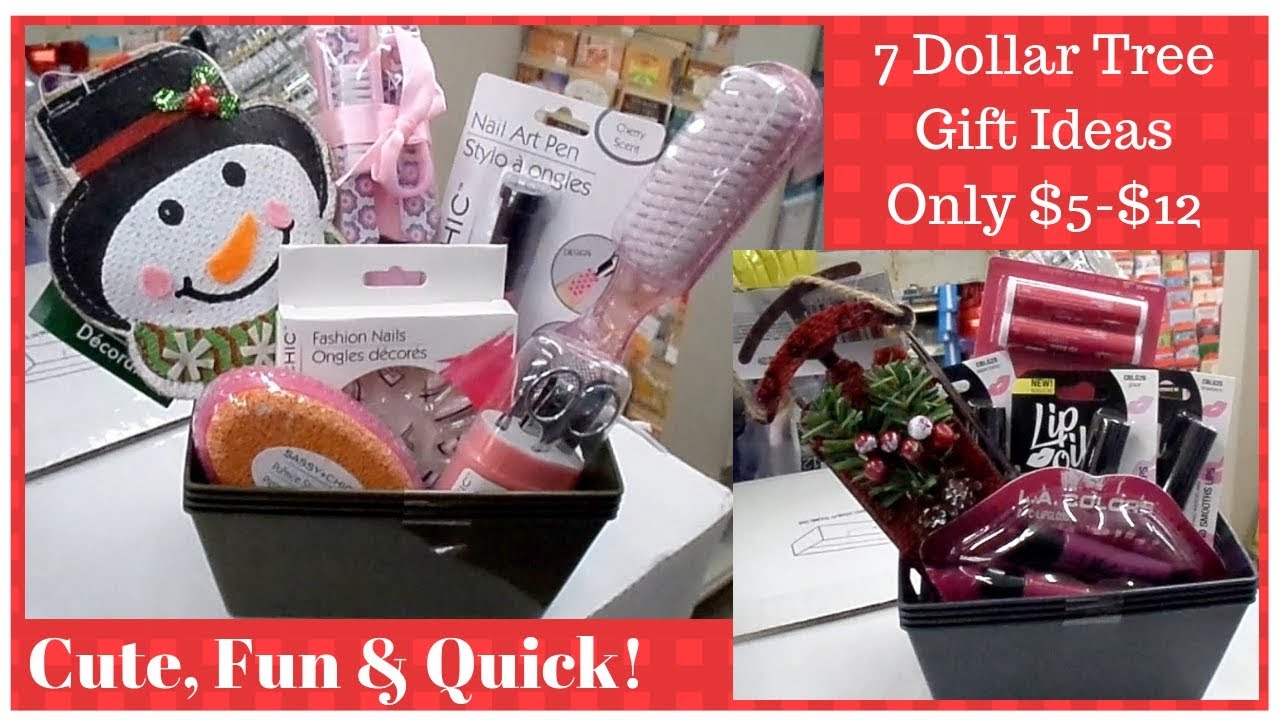7 MUST HAVE Dollar Tree Gift basket Ideas - Only $5 - $12  #shopwithme #sgiftbasketideas #Christmas