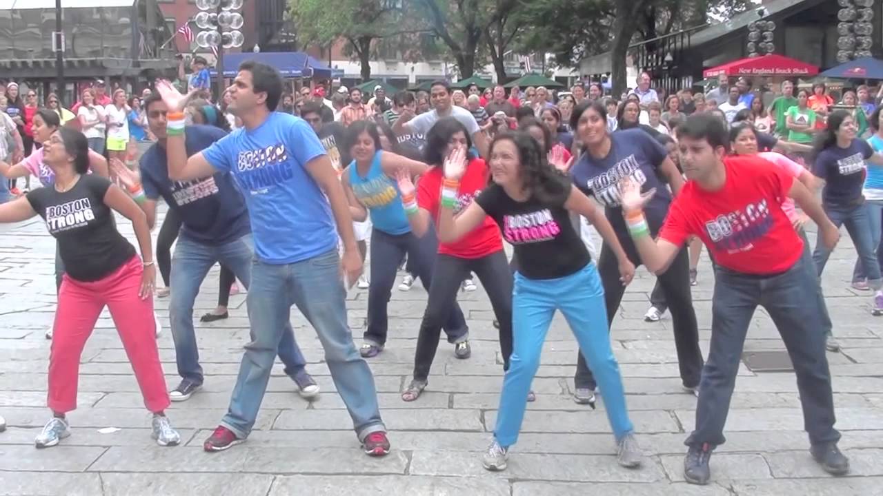 Bollywood Flash Mob Boston Strong - Official Video