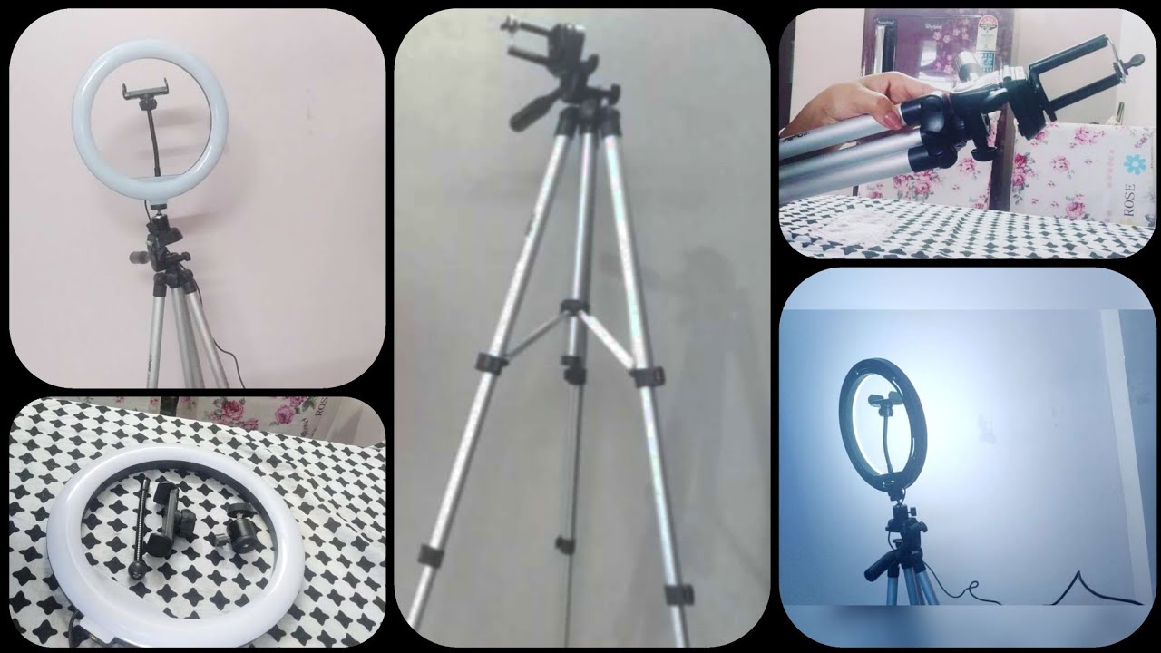 Tripod or Ring light ko kaise fix kare ?? // Tripod and Ring Light fixing