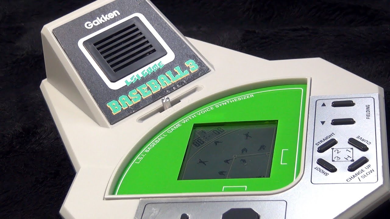 【レトロ 電子ゲーム】学研ベースボール３ 音声 ボイス 野球 スポーツ ８０年 昭和 玩具 おもちゃ gakken baseball3 lsi lcd voice japan game ブラゼ