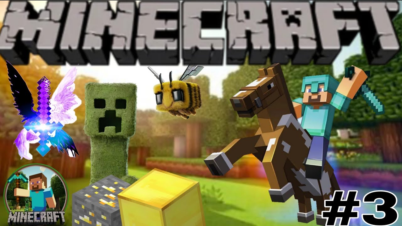 Minecraft#3.......? Mining..&..* Gold