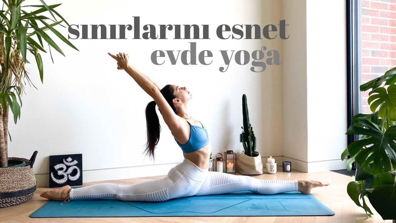 Split ( Hanuman) Bacak Açma  💙 Her Seviyeye Uygun Evde Yoga #Evdekal