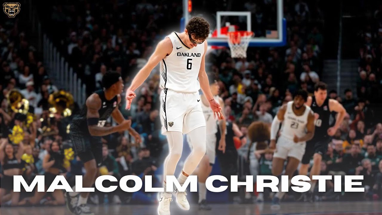 MALCOLM CHRISTIE | OAKLAND GOLDEN GRIZZLIES | 2024-25 FULL SEASON HIGHLIGHTS | NCAA DIVISION I
