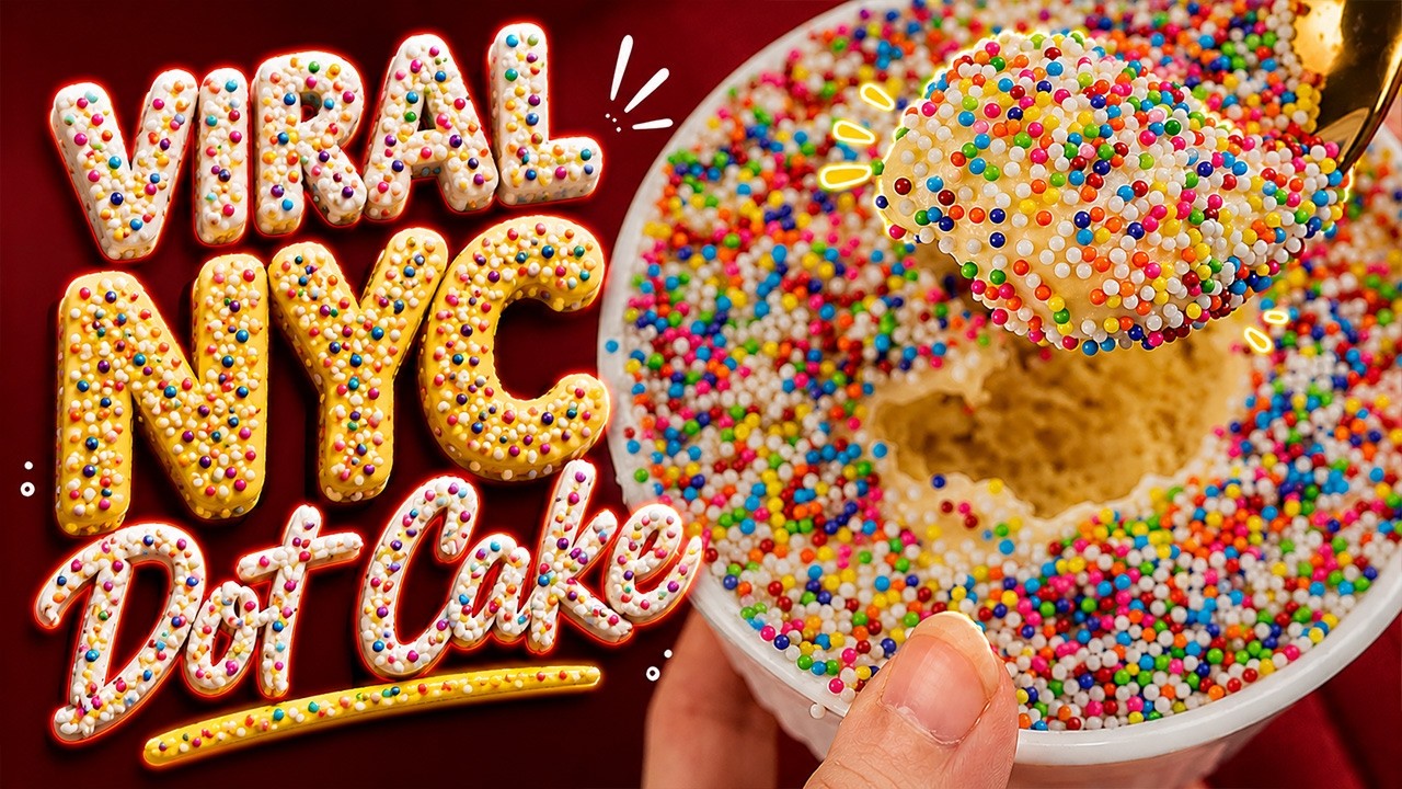 I Tried the Viral NYC Dot Cake and Now I'm Obsessed