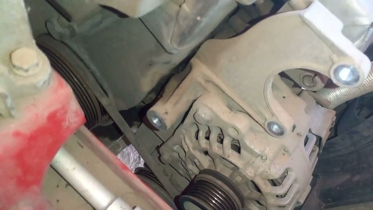 como sacar alternador de gol trend